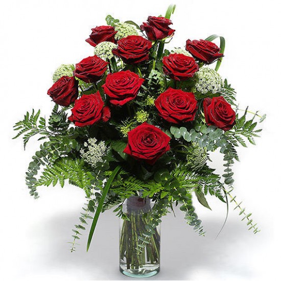 Bouquet with Red Roses Love 11
