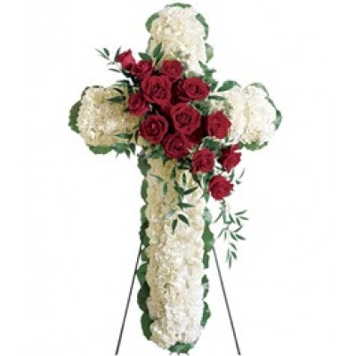Cross with Flowers S12