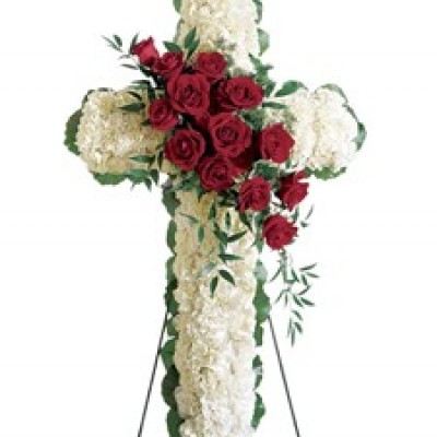 Cross with Flowers S12